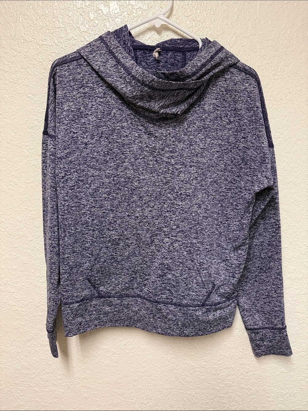 LUCY Heathered Navy Blue Cozy Hoodie